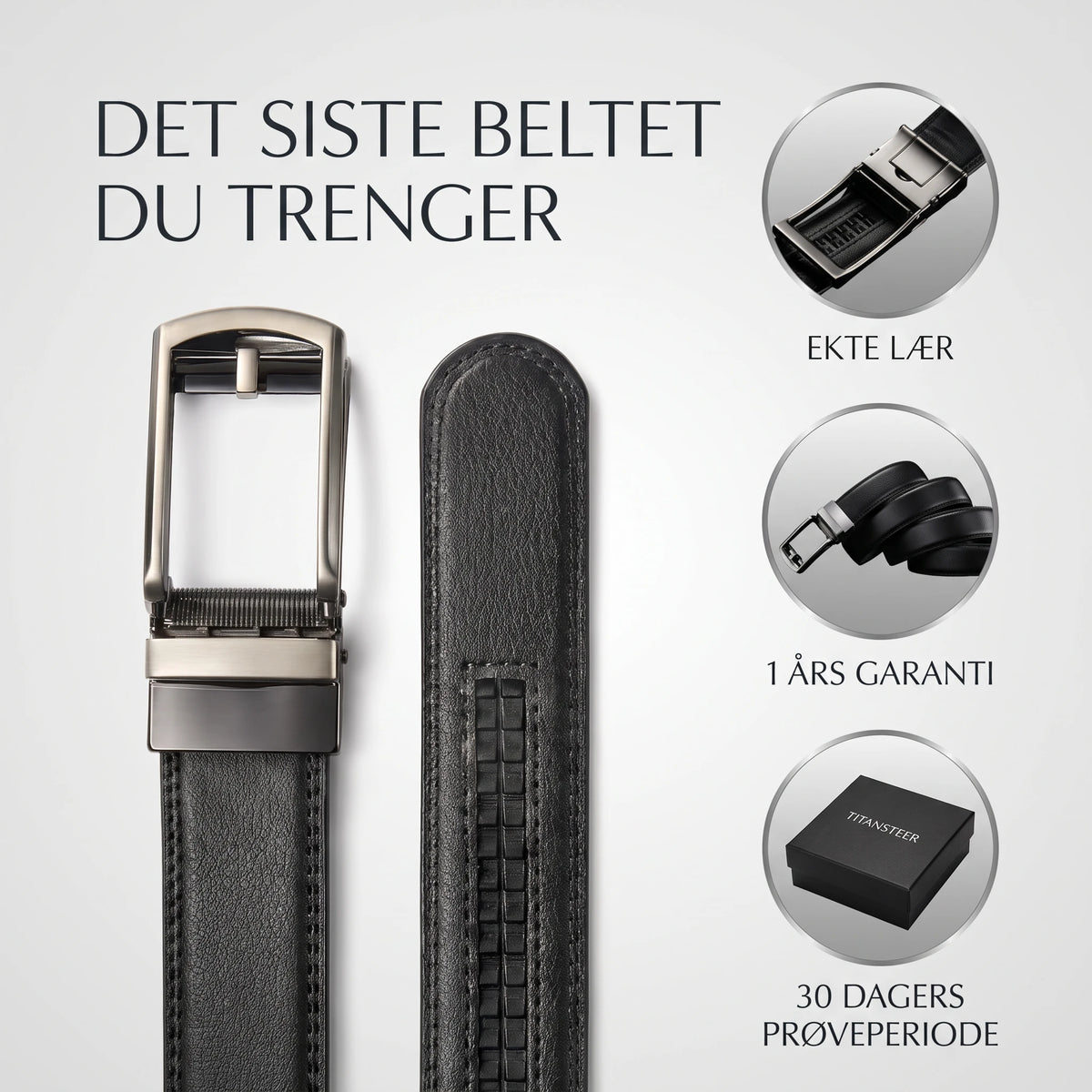 Ravnholt & Co Automatbelte i Lær